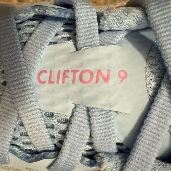 Hoka One One Clifton 9 Women's Running Shoes Blue Size 6.5 - Picture 7 of 12